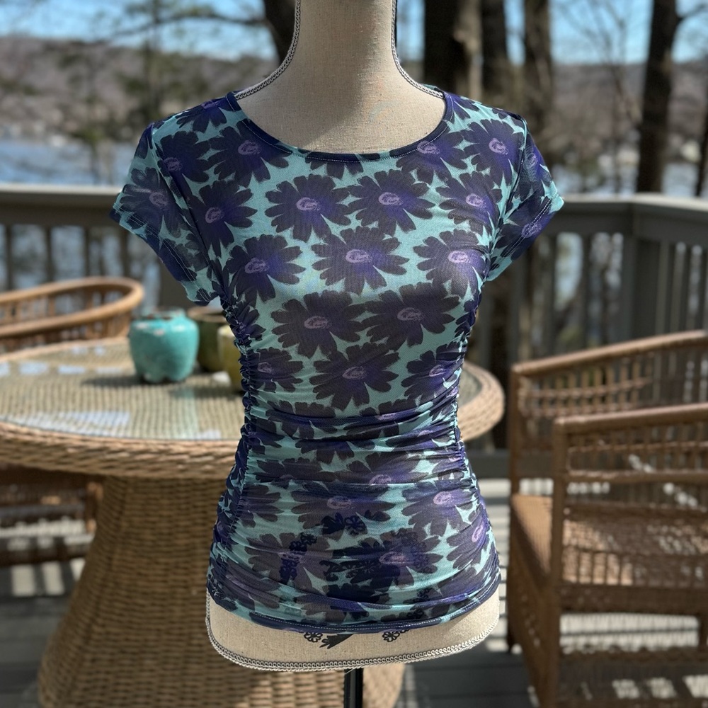 Flowery blouse by Intimately Free People.  Size small.  NWT.
